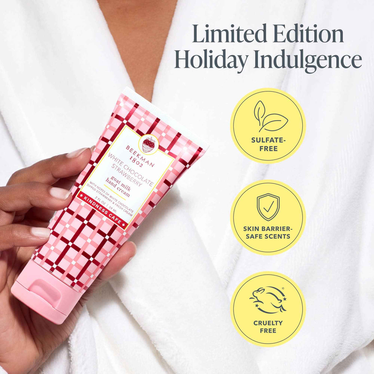 White Chocolate Strawberry Hand Cream 2 Oz