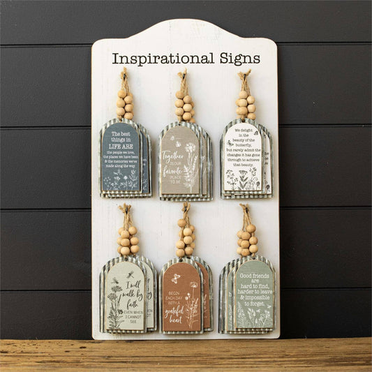 Ornament Display - Inspirational Tags