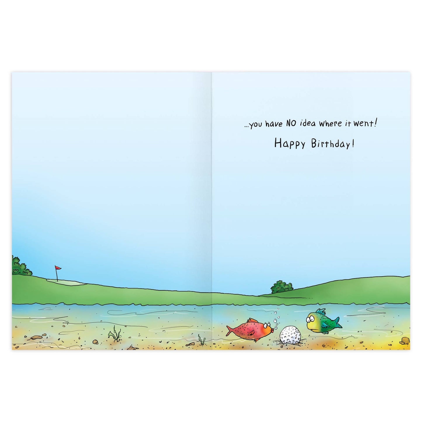 Golf Ball Birthday Card