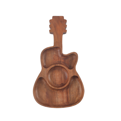 Rustic Guitar Serving Tray