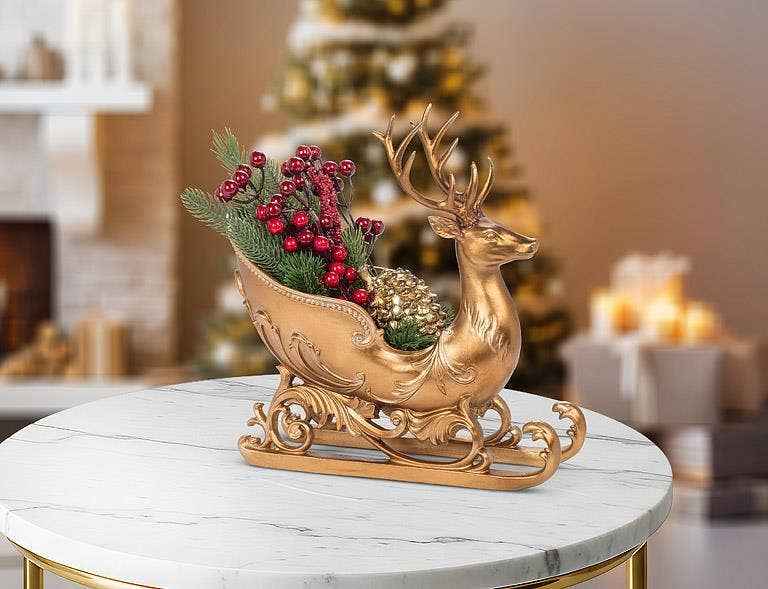 Reindeer Christmas Sleigh