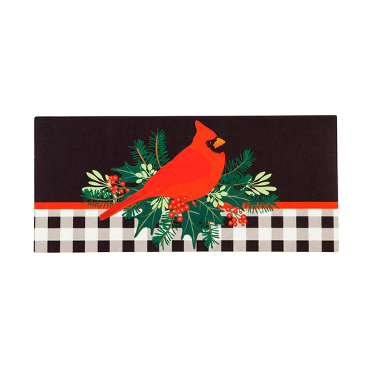 Sassafras Merry Christmas Cardinal Switch Mat
