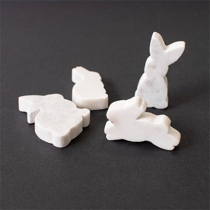 Bunny Shaped Marble Figurines (4 Designs)-sold separately