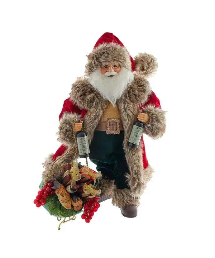 18" Kringle Klaus Vineyard Santa
