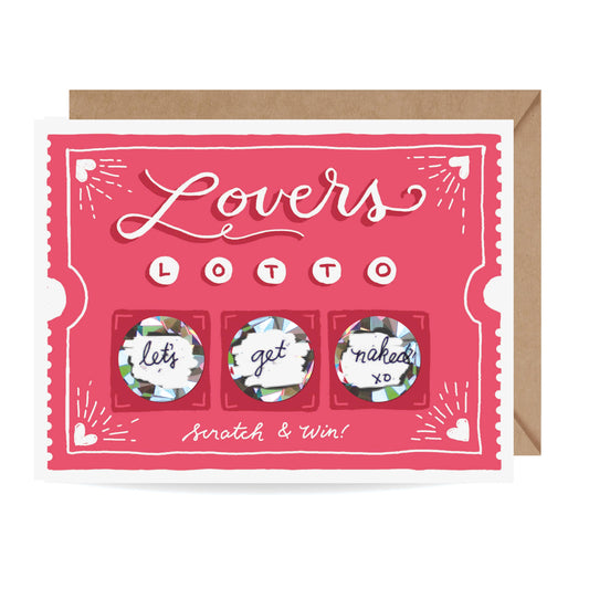 Scratch-off Card - Lovers Lotto - Love/Anniversary