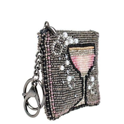 Pink Champagne Coin/Key Fob Purse