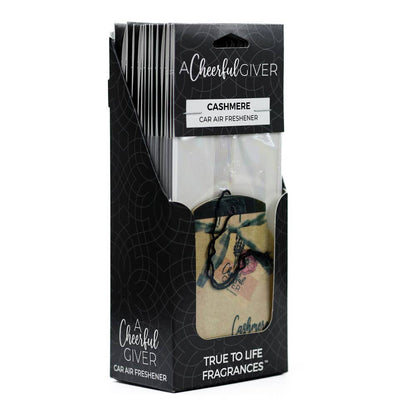 A Cheerful Giver - Car Air Freshener (16/box) - Cashmere