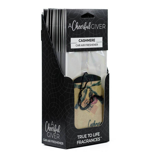 A Cheerful Giver - Car Air Freshener (16/box) - Cashmere