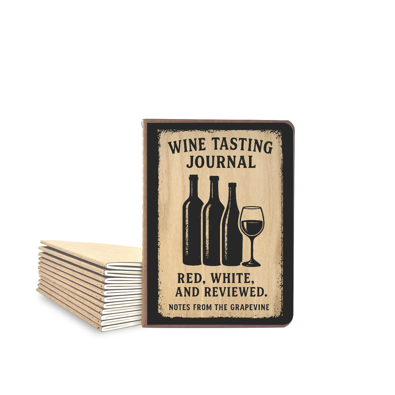 Wine Tasting Journal - Wood Cover
