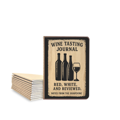 Wine Tasting Journal - Wood Cover