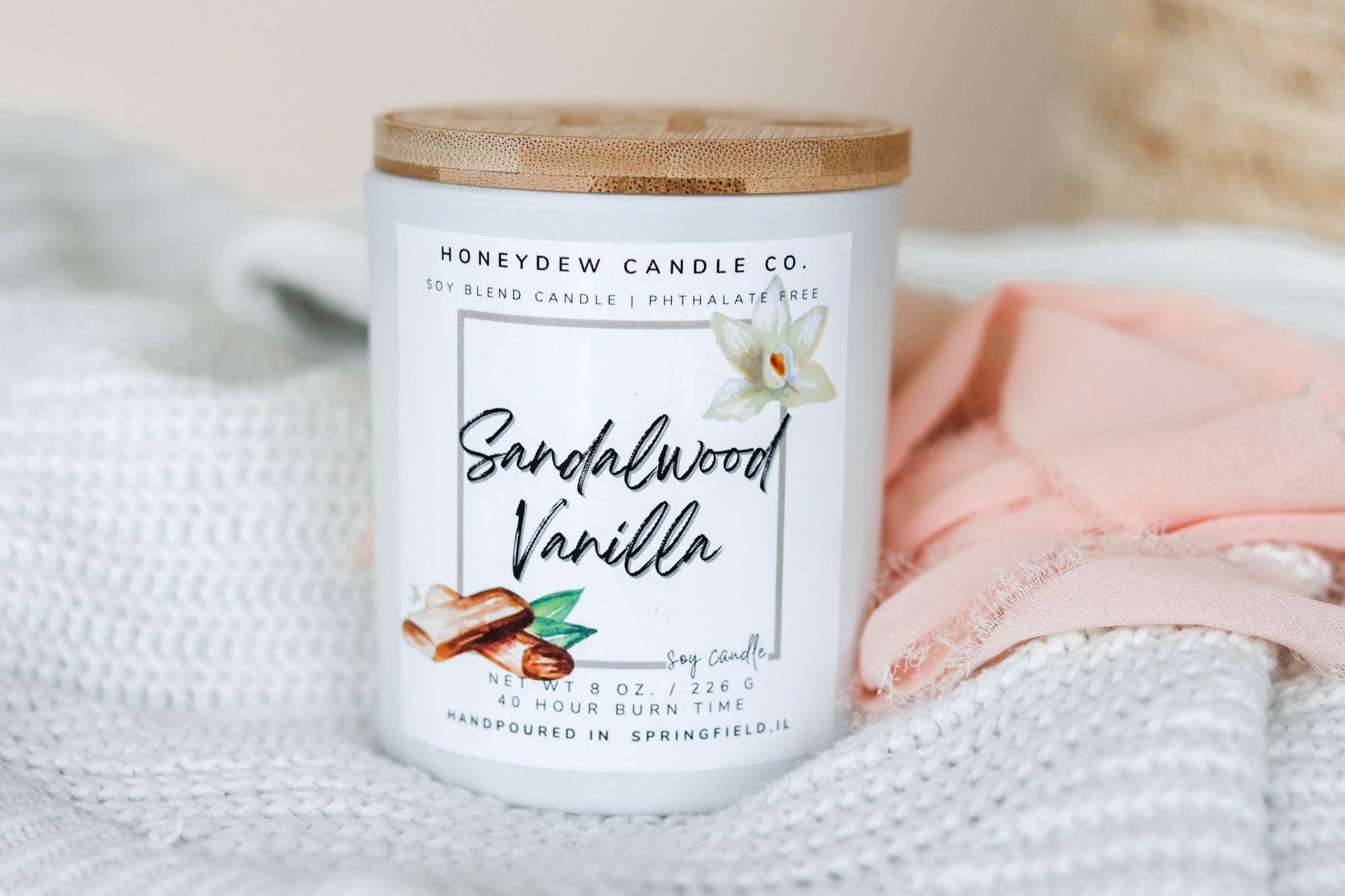 Sandalwood Vanilla Candle