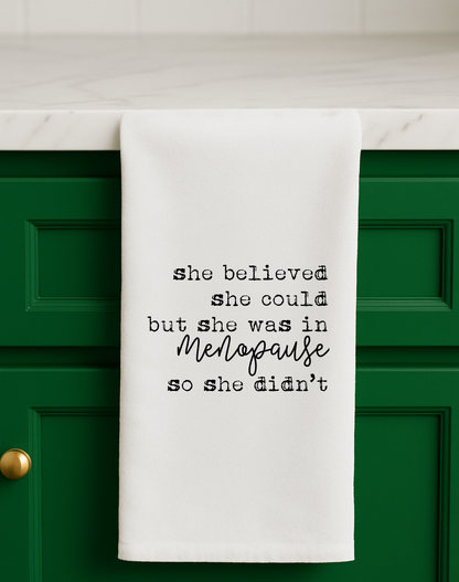 Menopause towel