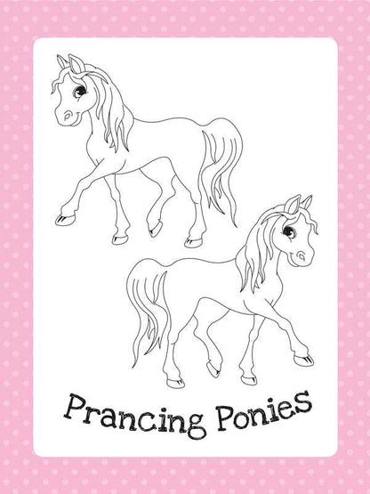 Too Cute Coloring Book: Ponies by Little Bee Books