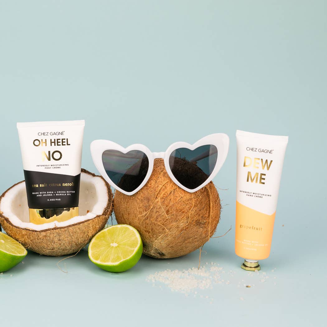 Oh Heel No - Clean + Foot Crème - Sea Salt Citrus + Neroli - 3.4oz