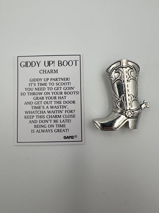 Amuleto para botas Giddy Up