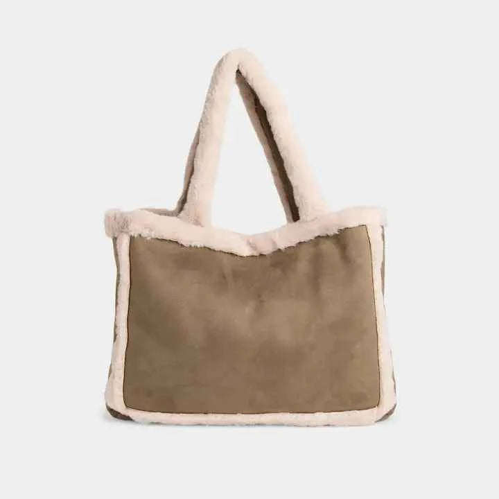 Laila Faux Fur Tote