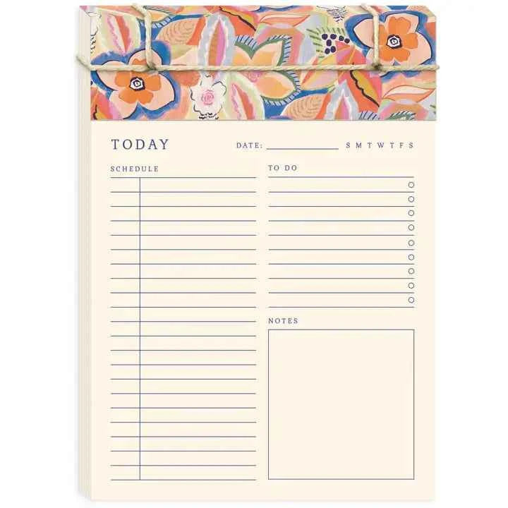 Daily Notepad Floral