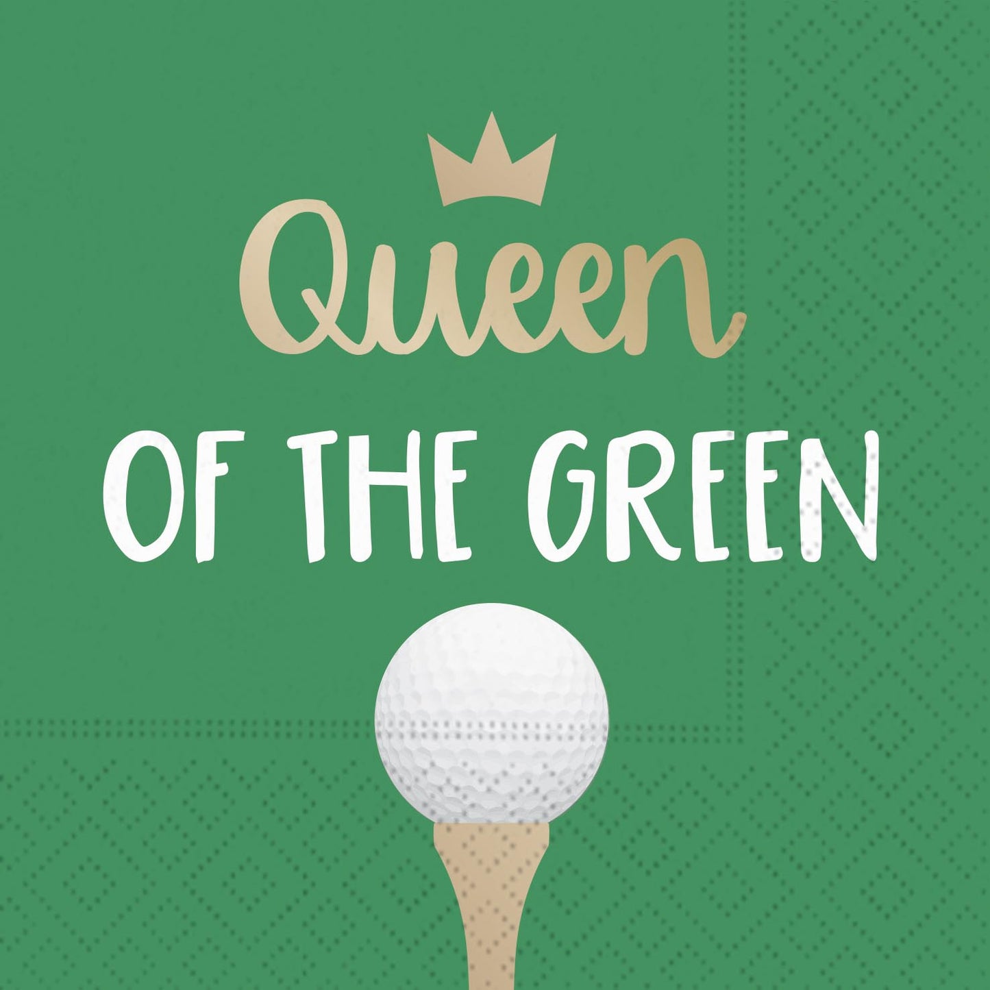 Queen of the Green Cocktail Napkin