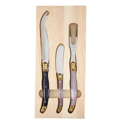 Lilac Ombre Cheese Knives - Set of 3