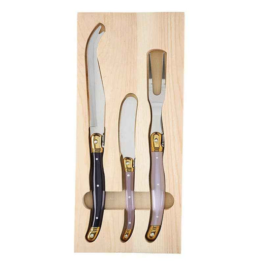 Lilac Ombre Cheese Knives - Set of 3