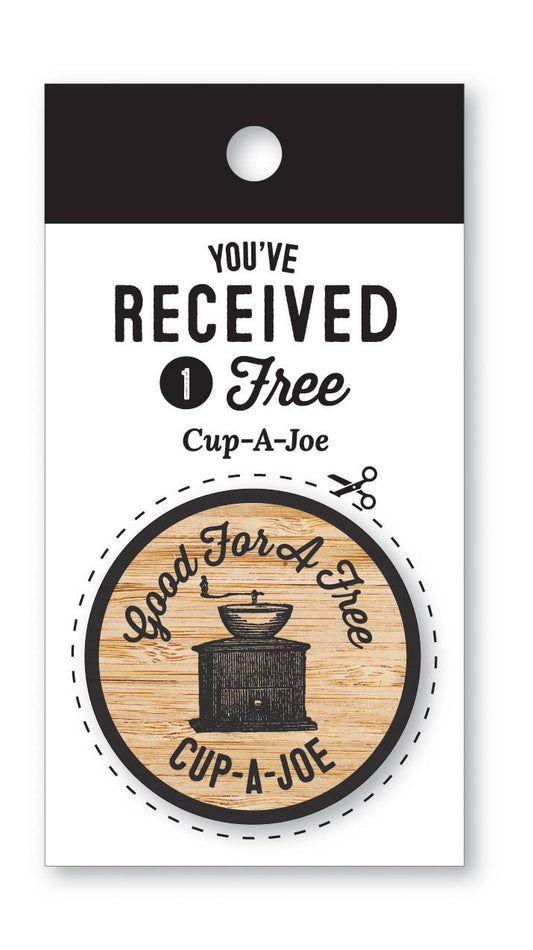 Cup-A-Joe Wooden Nickel