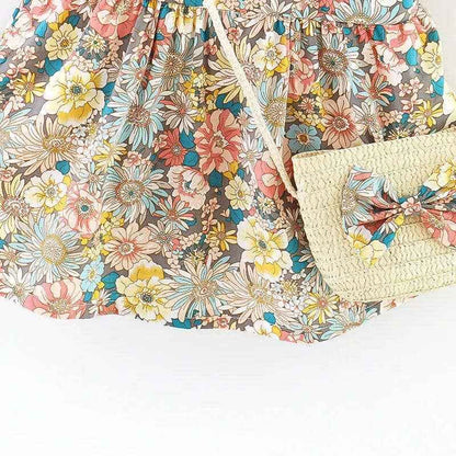 Baby Girl's Summer Dress: 9-12 Months / Floral Yellow