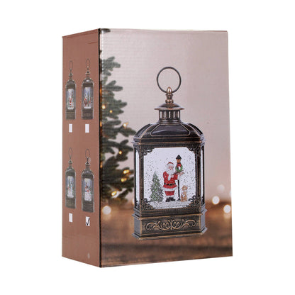 Christmas Vintage Snow Globe Lantern