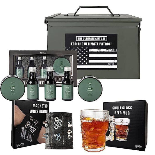 Ammo Gift box for Men -  Man Box Gifts Survival Box for Men