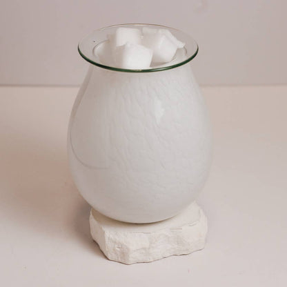 A Cheerful Giver - Marble Glass Wax Melter - Tabletop
