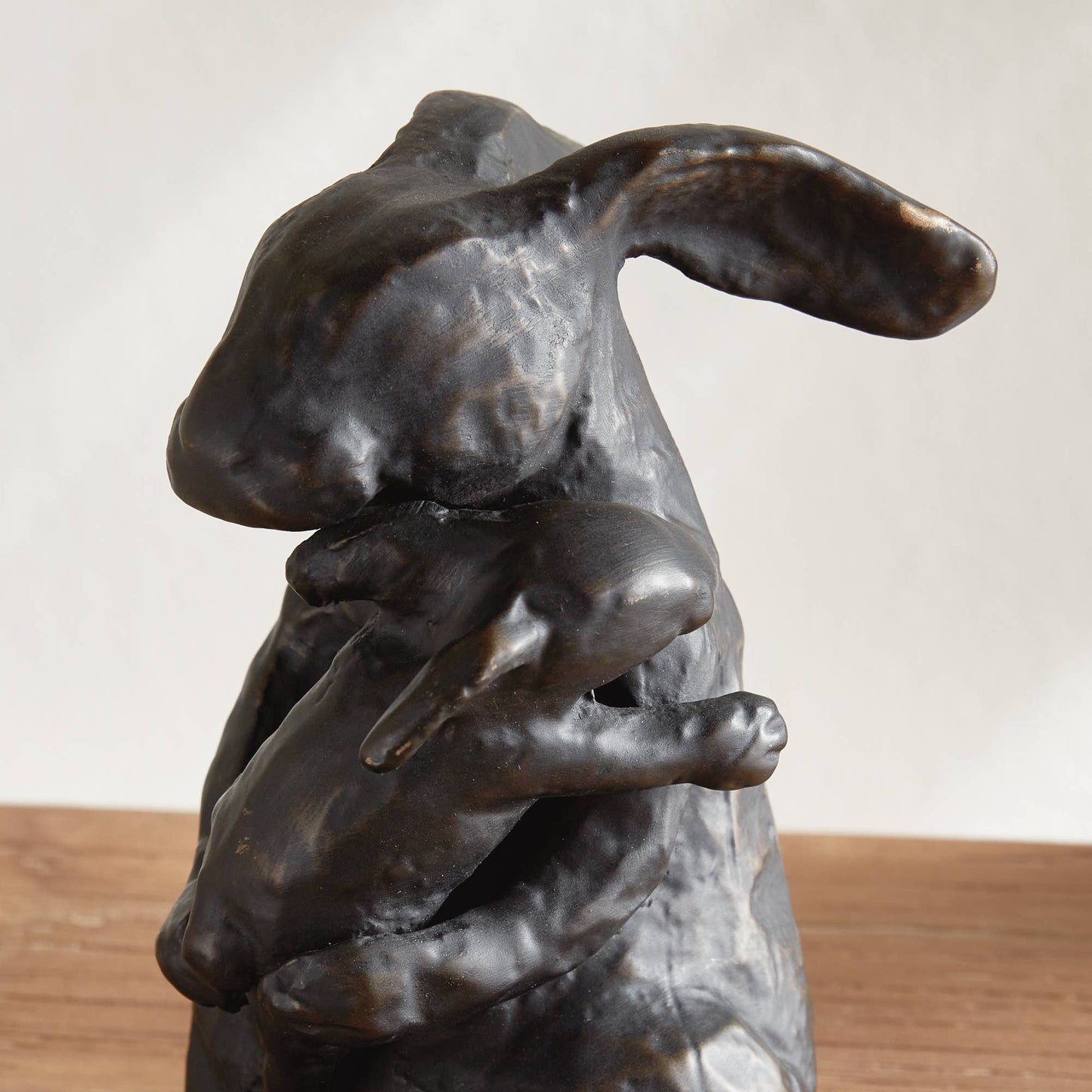 Mother Rabbit Sculpture, Black