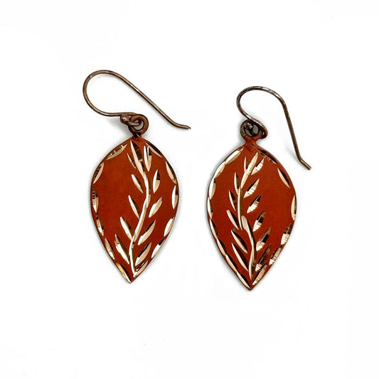 Anju Jewelry - Patina Ginger Blossom Earrings