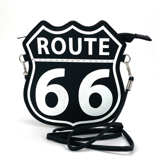 Route 66 Emblem Crossbody Bag