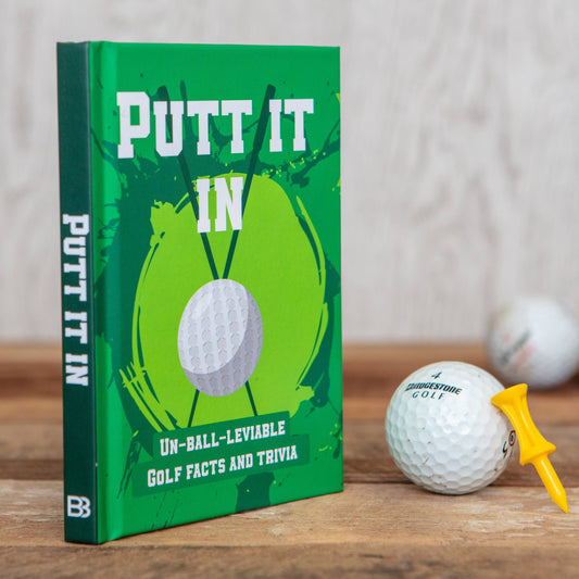 Putt It In - Novelty Golf Gift Books - Men's Gifts