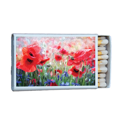 Poppy Flower Matches • Home Decor Matchbo