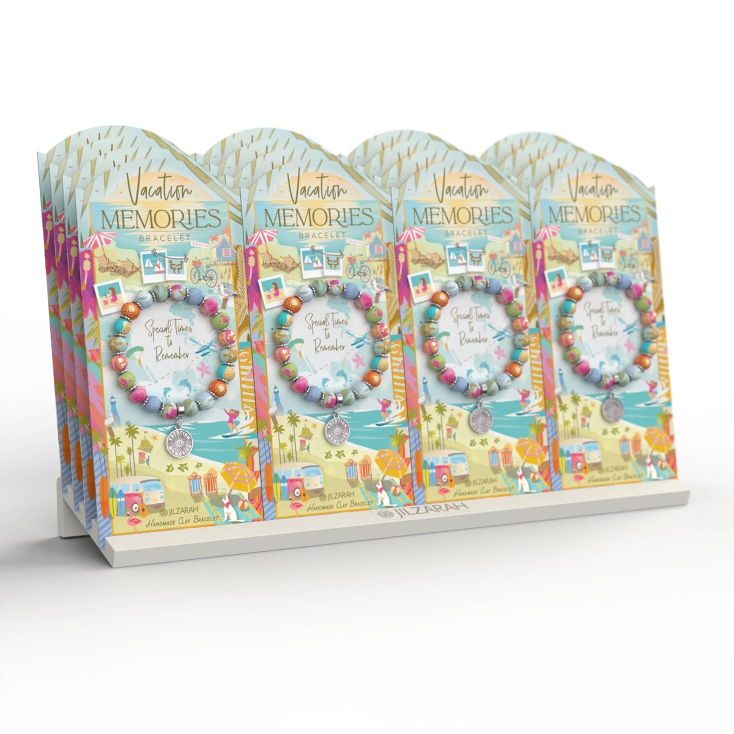 Coastal Vacation Memory Bracelet