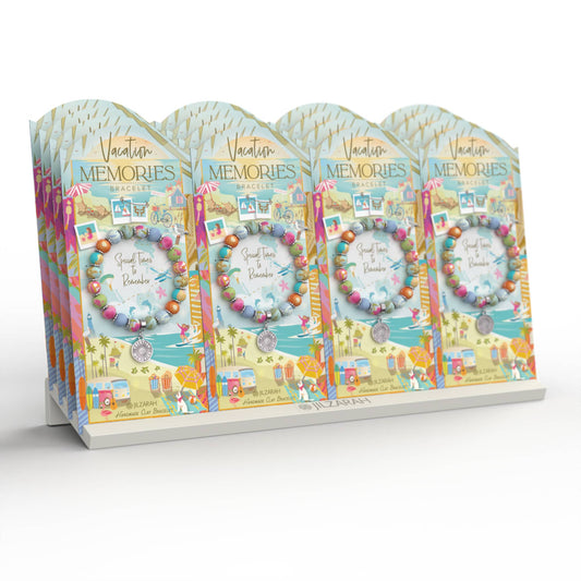 Coastal Vacation Memory Bracelet