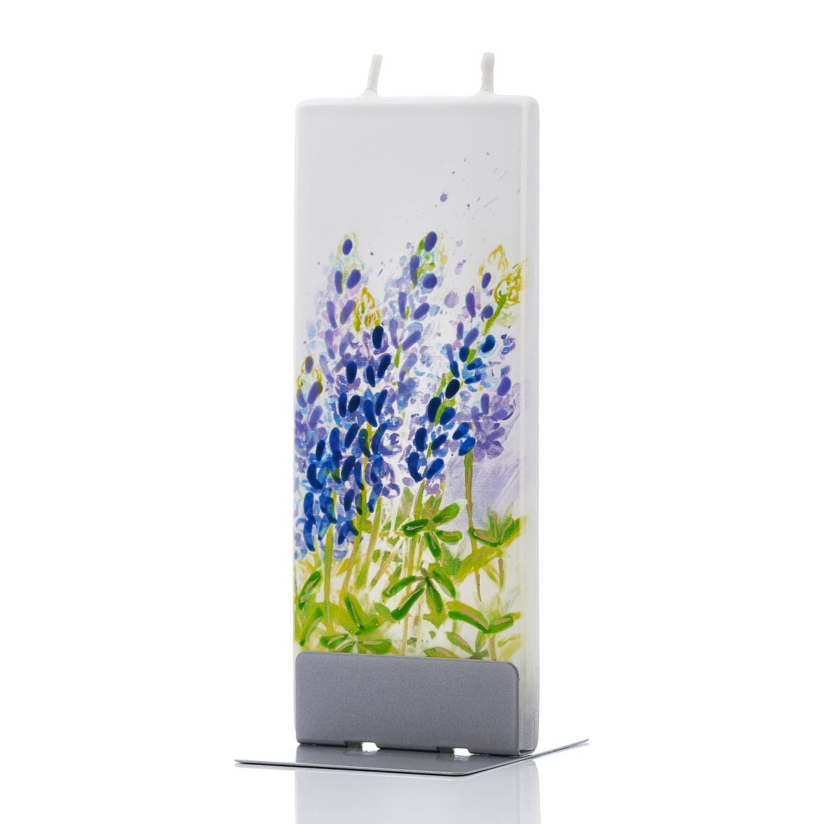 Flat Handmade Candle-Bluebonnet
