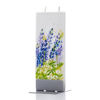 Flat Handmade Candle-Bluebonnet