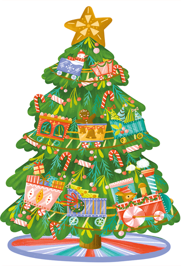 Christmas Train-ing Tree Cracker