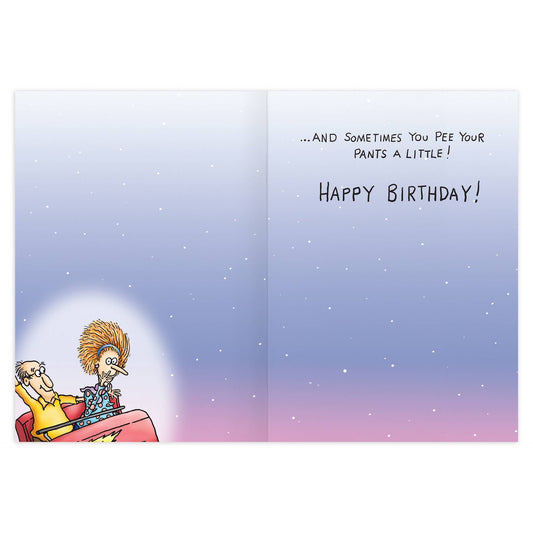 Roller Coaster Birthday Card