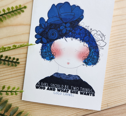 Garden Girls- packaged notecard set of 4