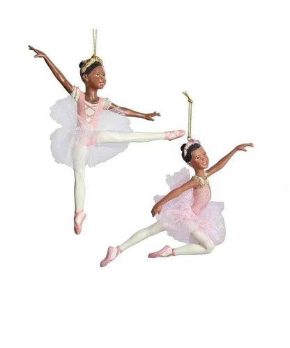 5-6.5"RESIN BLACK BALLERINA ORNAMENT 2/A