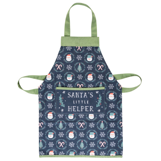 Kid's Holiday Apron-Santa's Little Helper
