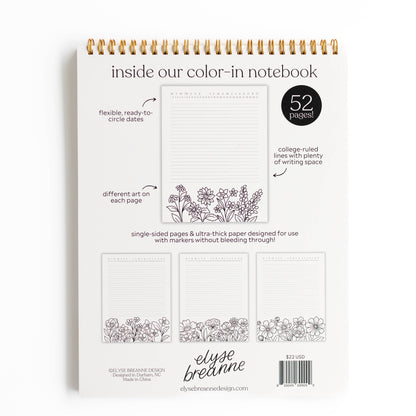 Color-In Notebook