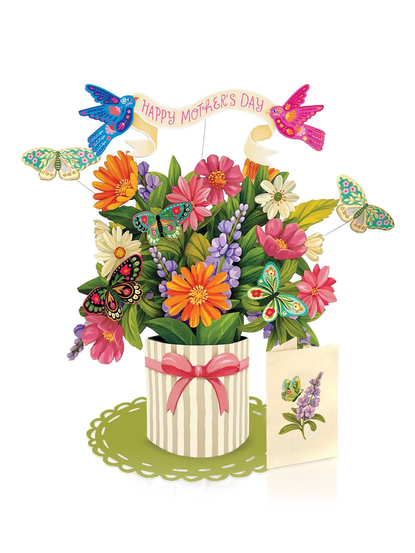Mother's Day Enchanted Garden Pop Up Card