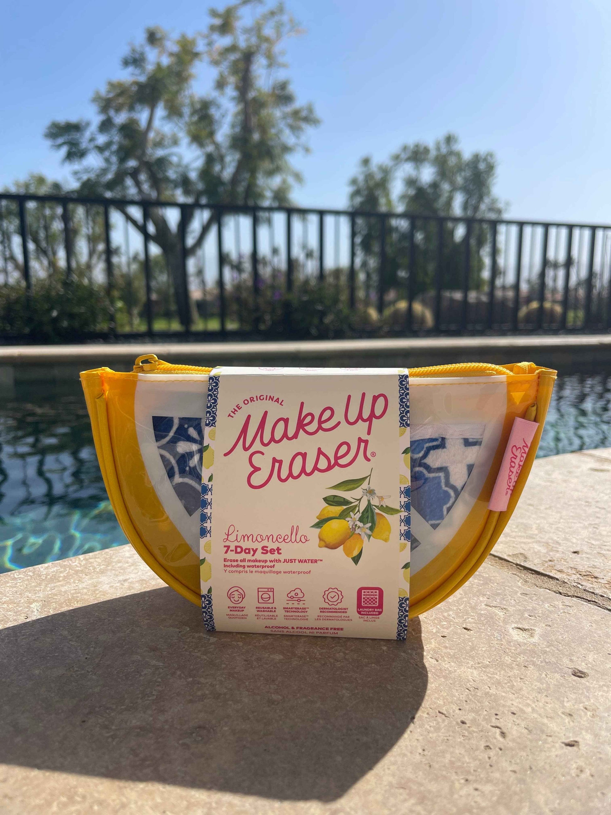 The Original MakeUp Eraser - Limoncello 7-Day Set & MakeUp Bag Gift Set | Summer