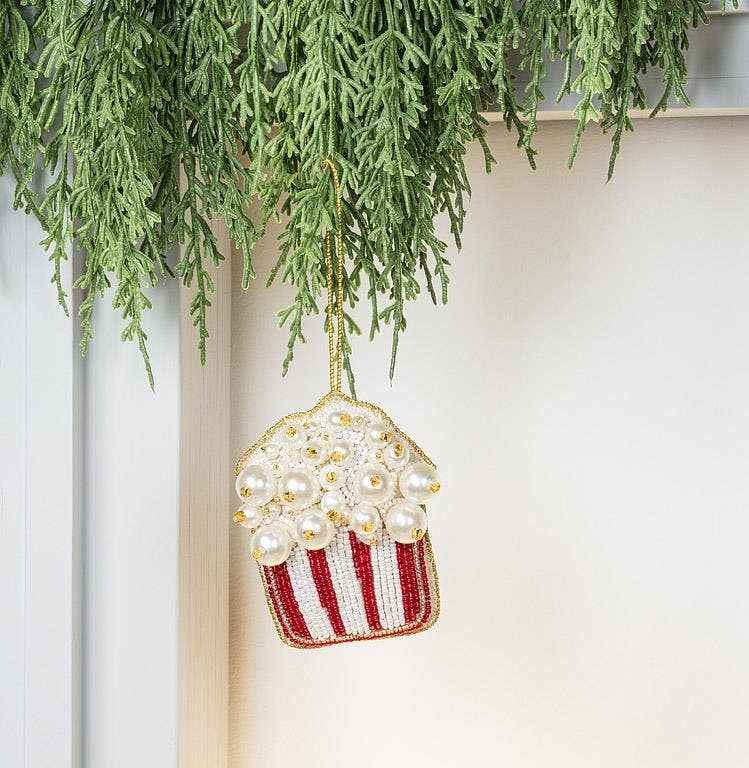 Pearl Popcorn Bead Ornament