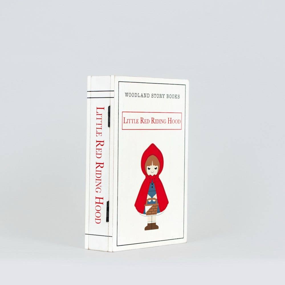 Set de regalo de cuentos infantiles del bosque 7 piezas (CAPERUCITA ROJA)