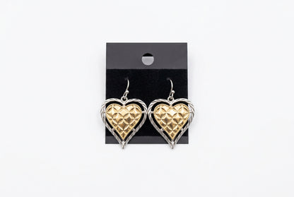 Mixed metal Earrings (gold/silver tone) (assorted design)