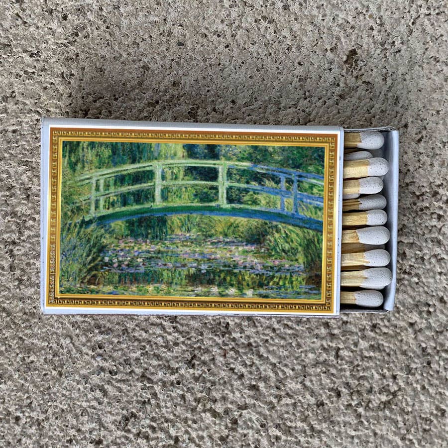 Art Monet Water Lilly Pond Matchbox